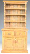 Apprentice or miniature oak Welsh dresser, W22 x D12 x H44cm