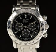 Zenith El Primero Rainbow gentleman's automatic chronograph wristwatch ref. 15/02-0460-400 with date