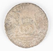 Dutch East India Company Mexico / Spanish Colonial Philip V 1737 8 reales coin from the Rooswijk