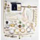 A collection of jewellery including vintage spider brooch, diamanté necklace, Coro bracelet, vintage - Image 1 of 9