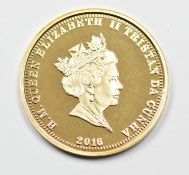 Harrington and Byrne 2016 cased gold full sovereign 'Lest We Forget'