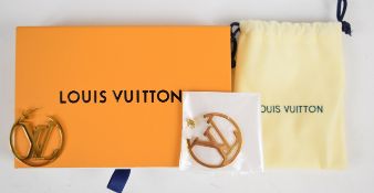 A pair of Louis Vuitton earrings, in original box