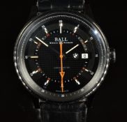 Ball Watch Company for BMW GMT gentleman's automatic wristwatch ref. GM3010C-L1CFJ-BK with date