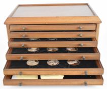 Set of fifty 50g proof quality hallmarked silver medallions relating to Leonardo Da Vinci, all in