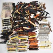 Over 300 various wristwatch leather straps and steel bracelets including Hirsch, mostly unworn, some