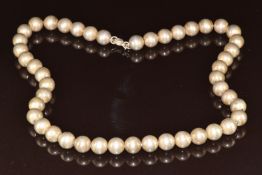 Tiffany and Co necklace made up of silver beads, 48g, 44cm