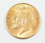 1914 George V gold half sovereign