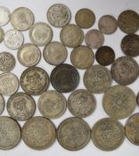 Approximately 179g of mixed UK coinage including Victorian 3d etc