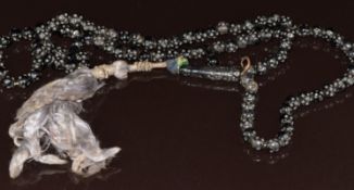 19thC Misbaha Islamic prayer beads made up of 100 beads, 34.3g, 56cm