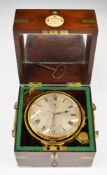John Carter, Tooley Street, London early 19th century two day marine chronometer, number 200, in
