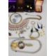 A collection of jewellery, some silver including earrings and necklace, Victorian brooch, etc - Image 3 of 3