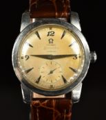 Omega Seamaster gentleman's automatic wristwatch ref. 2576-6 with inset subsidiary seconds dial,