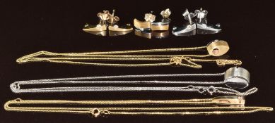A collection of Kit Heath jewellery comprising two suites of 9ct gold bi-coloured jewellery