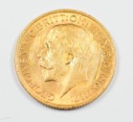 1912 George V gold full sovereign