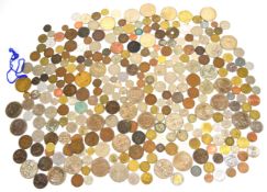 An amateur collection of UK and overseas coinage George III onwards, including an 1889 Jubilee