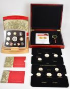 2003 Golden Jubilee UK Executive Coin Set, together with an incomplete Emblem Series set in deluxe