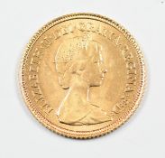 1982 Elizabeth II gold half sovereign