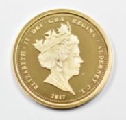 Harrington and Byrne 2017 cased gold full sovereign 'Elizabeth and Philip'