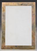 Tiffany & Co. silver photograph frame to suit 6 x 4 inch photo, with easel back, marked to base