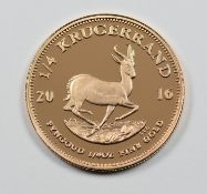 South Africa Mint 2016 cased proof gold ¼ Krugerrand