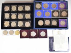 A collection of UK crowns to include some Festival of Britain, 1953 Coronation, Churchill 1901-