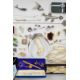 A collection of jewellery, some silver including two napkin rings, Celtic brooch, earrings, - Image 3 of 5