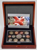 2006 Royal Mint UK Executive Proof Coin Collection coin set, with booklet / certificate