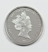 Harrington and Byrne 2017 cased platinum sovereign 'Elizabeth and Philip 1947 - 2017', weight 8.0g