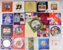 Run of twenty one Elizabeth II uncirculated coin year sets 1983-2003