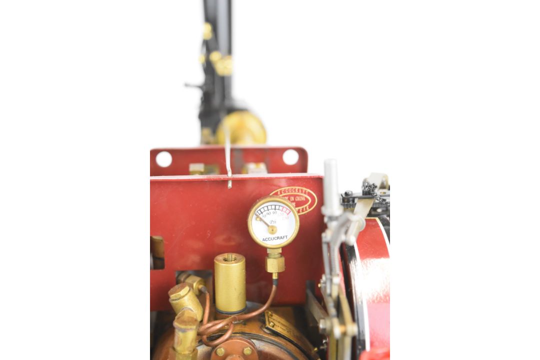 Maxitrak 1 inch scale Burrell live steam traction engine, with gas fired silver soldered boiler, - Image 17 of 17