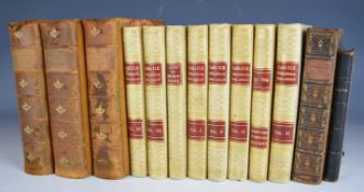 History of Friedrich II of Prussia by Thomas Carlyle 1858-1862 in 7 volumes, bound in full vellum