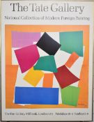 Exhibition poster for the National Collection of Modern Foreign Painting at The Tate Gallery,