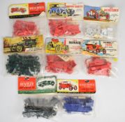Eight Airfix 1:32 scale plastic model veteran car kits comprising 1905 Rolls-Royce 1336, 1911