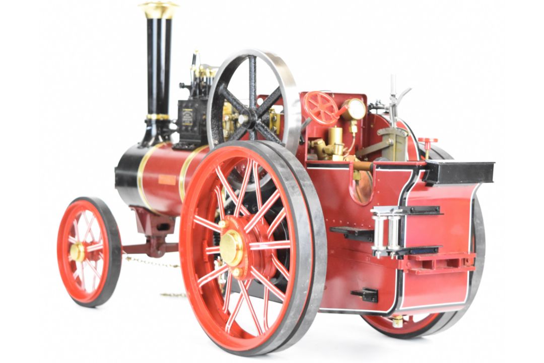 Maxitrak 1 inch scale Burrell live steam traction engine, with gas fired silver soldered boiler, - Image 14 of 17