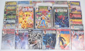 Approximately one hundred and eighty mostly modern age Spider-Man comics by Marvel to include a