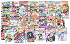 Fifty Copper Age The Amazing Spider-Man comics by Marvel comprising issues #301-350, to include