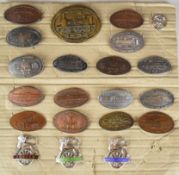 Twenty one railway interest cap and similar badges including British Railways, Cambrian, Great