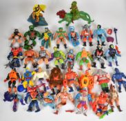 Over thirty He-Man and the Masters of the Universe (MOTU) figures by Mattel to include Jitsu, Buzz-