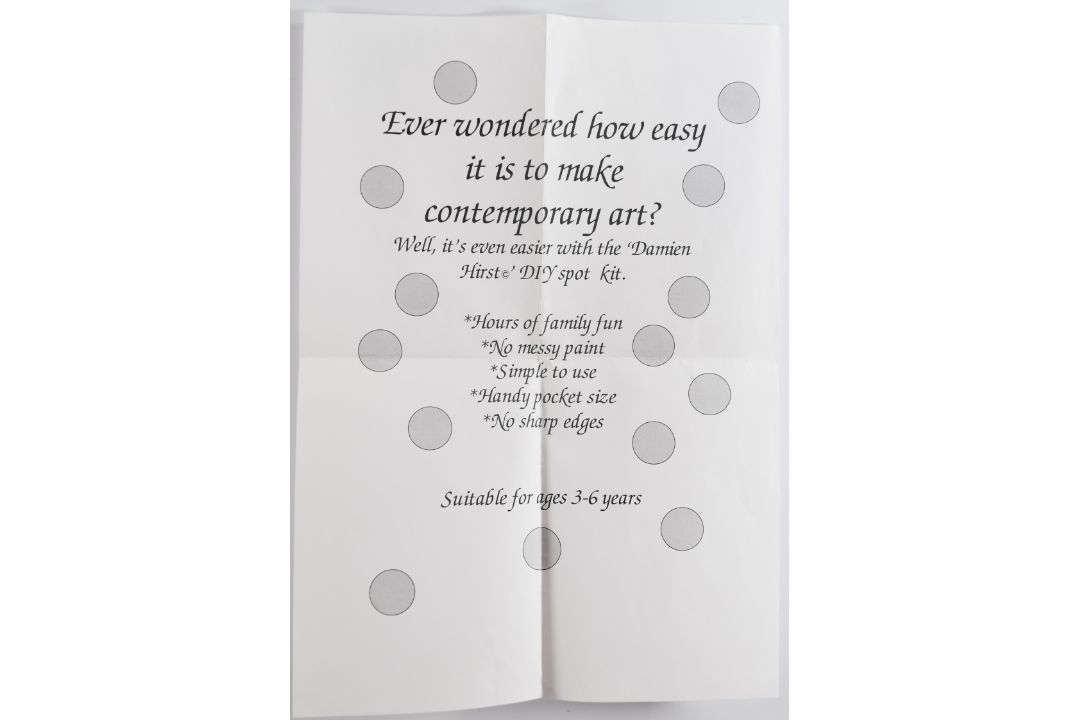 Damien Hirst interest DIY spot kit, presented as a tonge in cheek Christmas gift by the the - Image 3 of 4