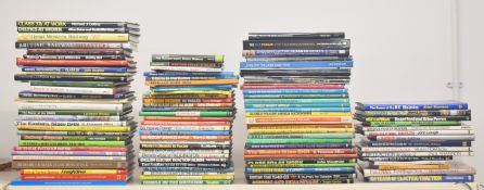 Approximately 60 mainly railway interest books to include many modern traction examples, GWR,