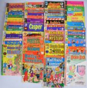 Over seventy Silver Age American humour comics including Archie, The Pink Panther, Sabrina the