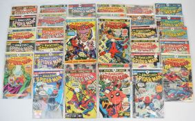 Fifty Bronze Age The Amazing Spider-Man comics by Marvel comprising issues #123-128 & #130-173,
