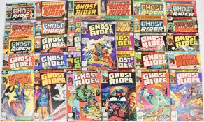 Forty-six Bronze Age Ghost Rider comics by Marvel (1973) to include issue #2, first appearance of