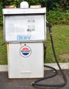 Tokheim double sided classic car petrol pump, with Regent branding, W77 x D49 x H133