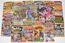 Seventy-three Bronze Age Marvel comics comprising titles Son of Satan, 2001 Space Odyssey, Omega,