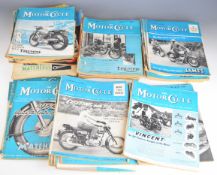 Collection of Vintage The Motor Cycle Magazine from 1940s/50’s and copy of Motor Cycling for 1944,