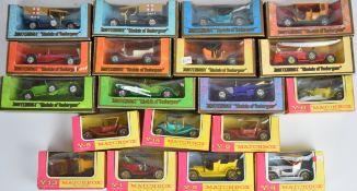 Nineteen Matchbox Models of Yesteryear diecast classic cars to include Y-1 1911 Model T Ford, Y-5