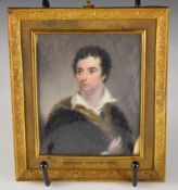 Georgian portrait miniature on ivory of Charles Kemble (Welsh actor 1775-1854), 10.5 x 8.5cm, in
