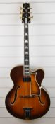 1989 Heritage 'Golden Eagle' ASB electro-acoustic guitar in sunburst finish, made in the USA, serial