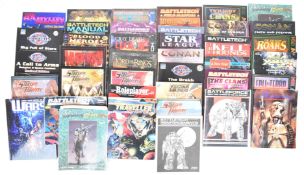 A collection of roleplaying books and supplements to include The Lord of the Rings, Battletech,